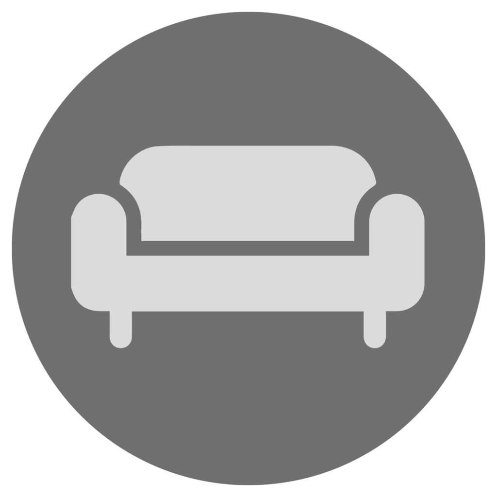 Icon für ein Sofa